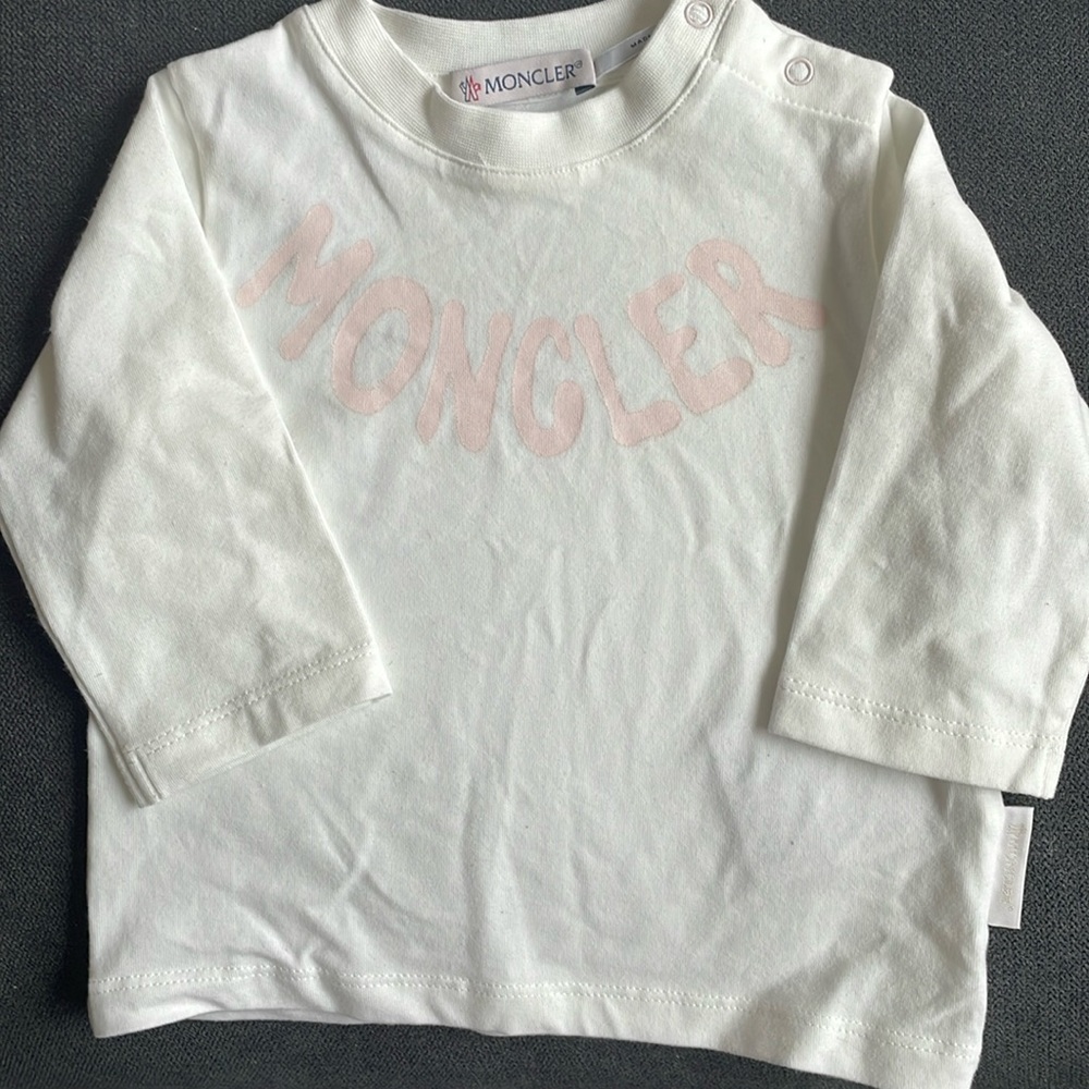Moncler baby 3/6 month shirt Worn Once